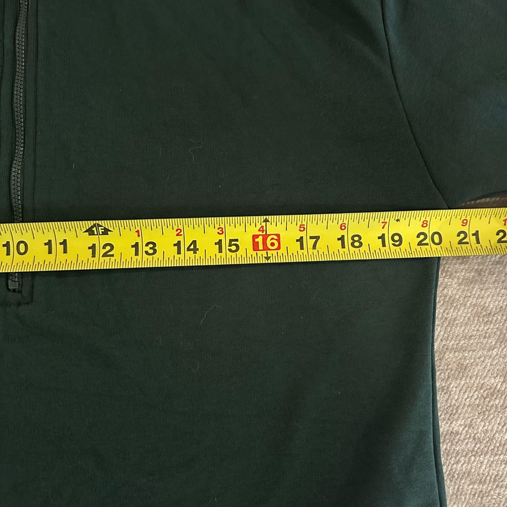 ZIYA Active, Dark Green Quarter-Zip Pullover. Medium - Picture 3 of 5